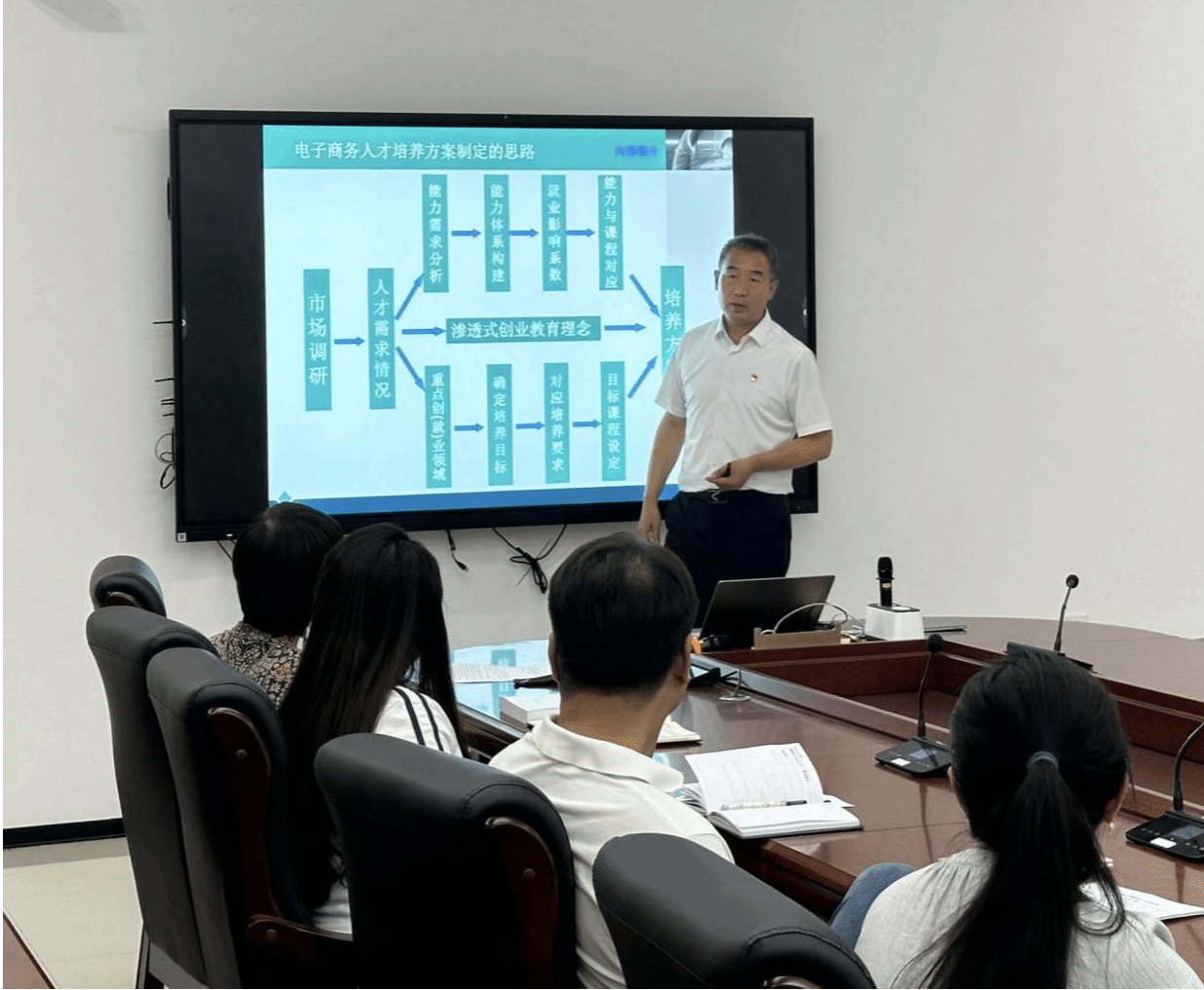 副校长董志良出席跨境电商人才培养方案研讨会